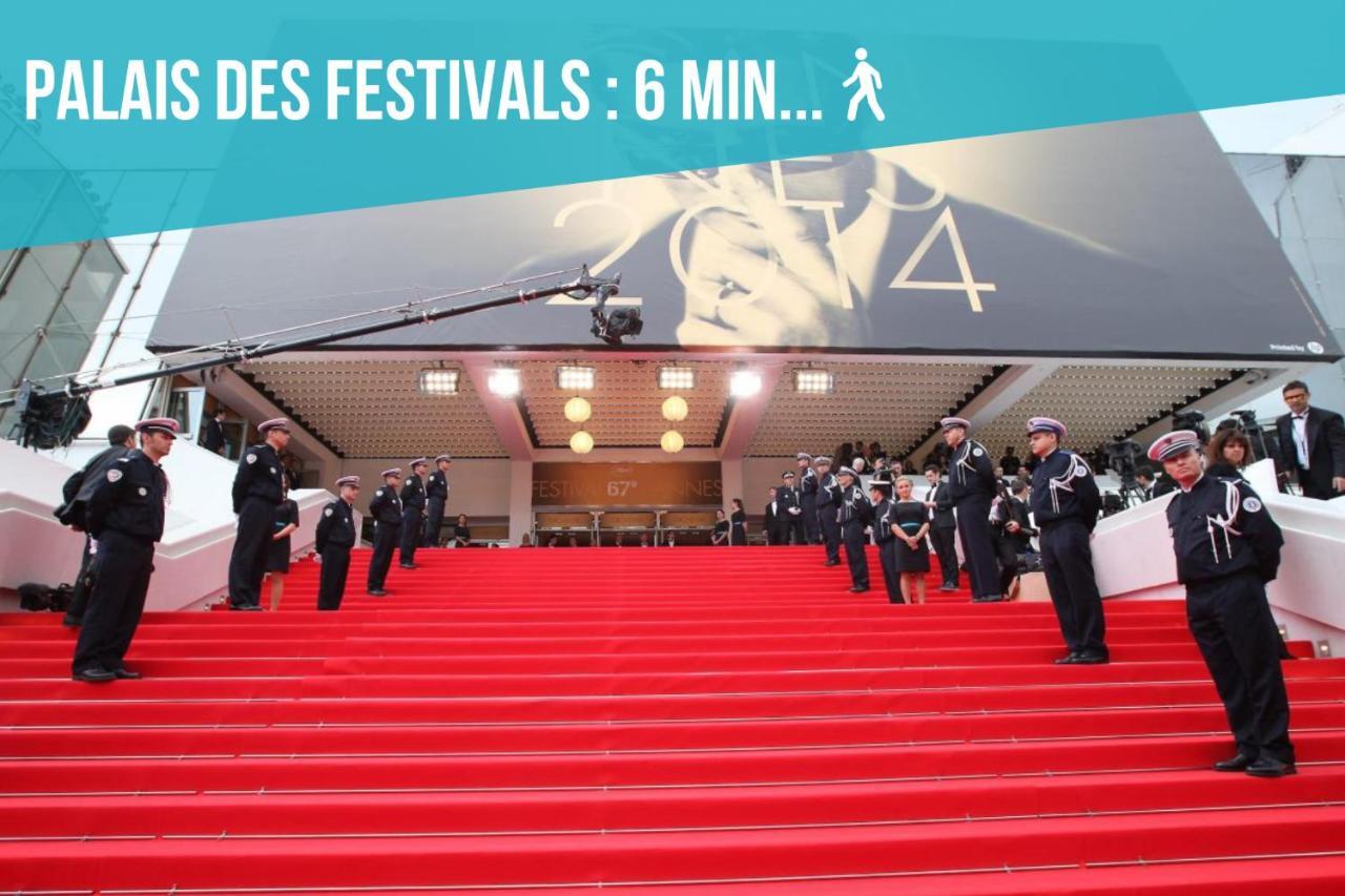 Le Forville : 400M Palais, Calme, Clim Cannes Exterior foto